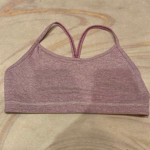 Purple with white stripes lululemon sports bra🤍💜